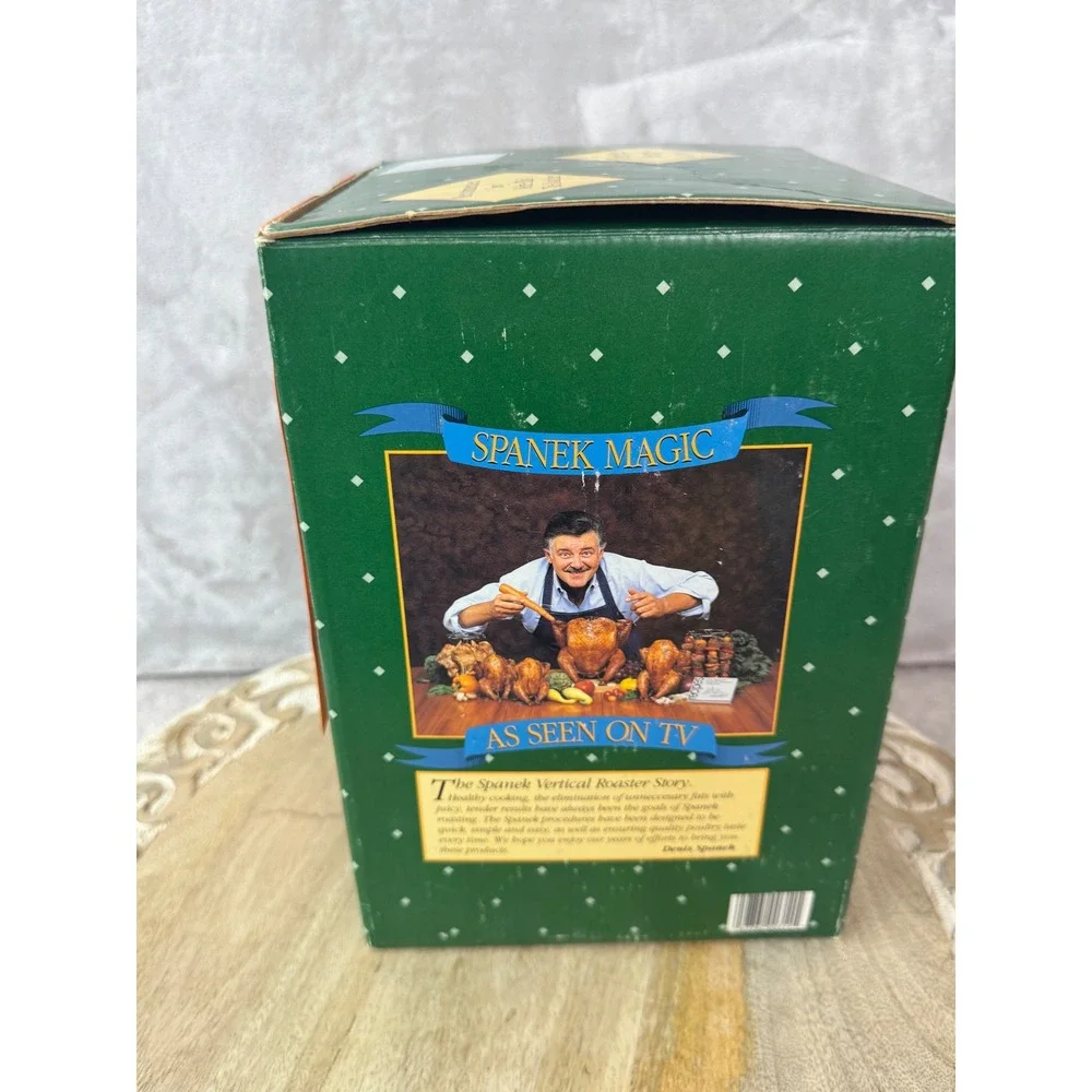 Spanek Vertical Roaster Collection Poultry Turkey Chicken‎ Game Hen Set with Box